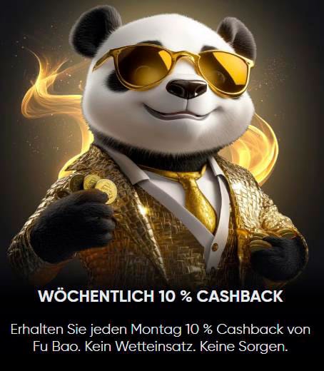 Cashback im Golden Panda Casino